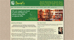 Desktop Screenshot of davids-bookshops.co.uk